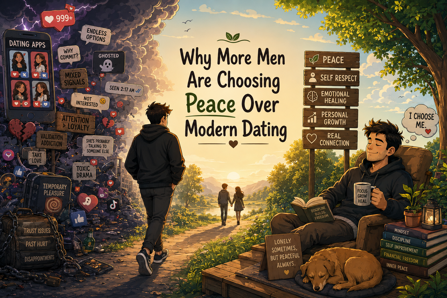 Why More Men Are Choosing Peace Over Modern Dating