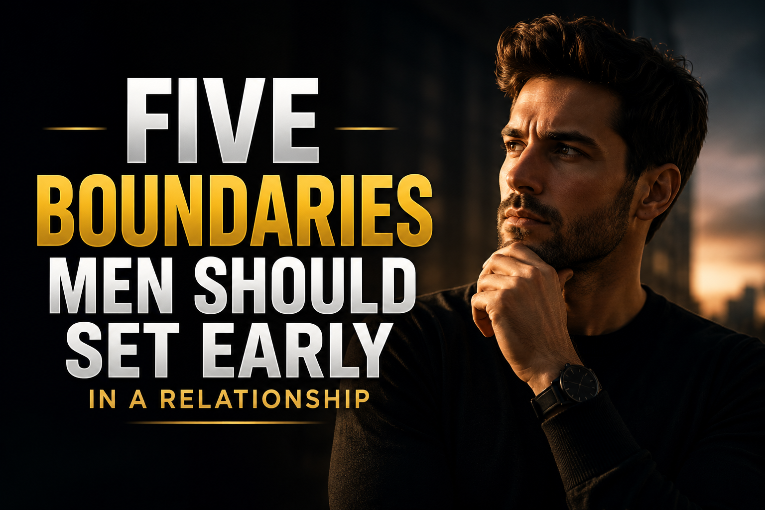 5 Boundaries Men Should Build Early in Dating