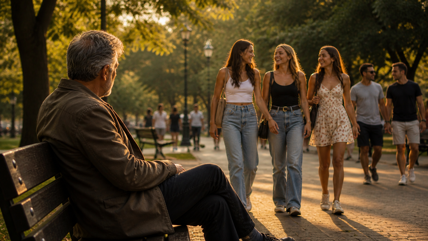 At What Age Do Men Stop Admiring Women?