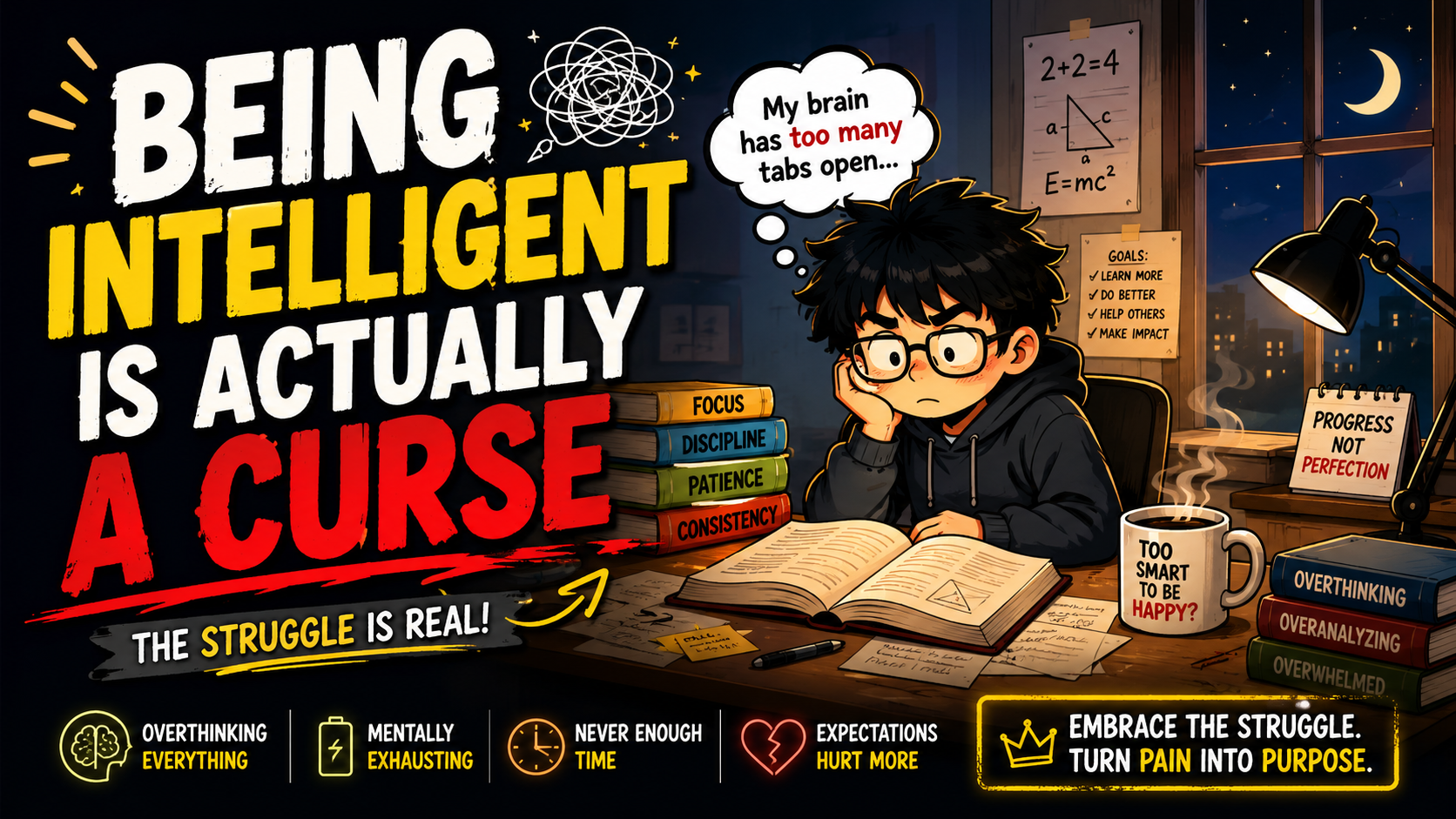 Being Intelligent: A Blessing or a Curse?
