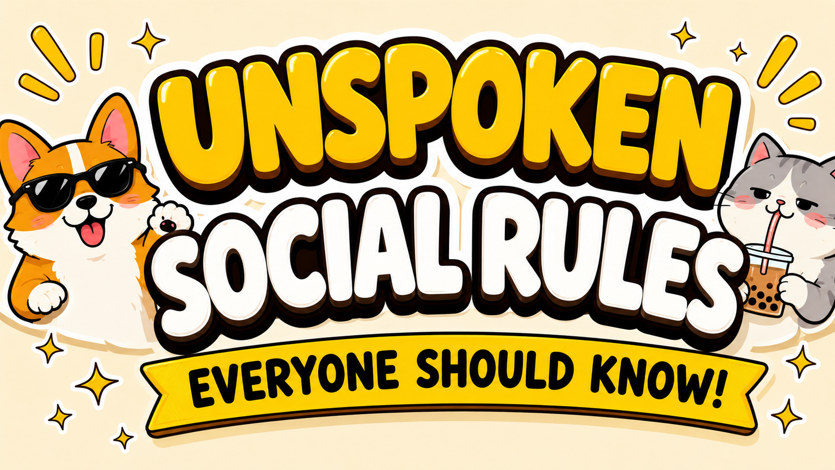 6 Unspoken Social Rules Everyone Should Know