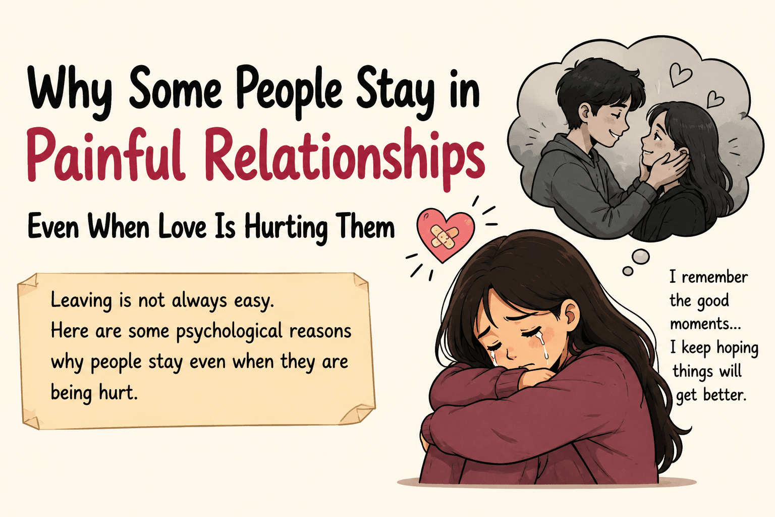 Why Some People Stay in Painful Relationships Even When Love Is Hurting Them