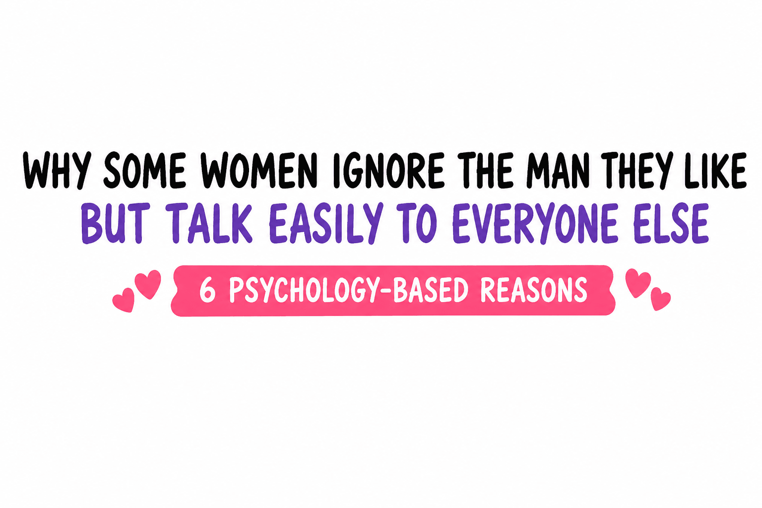Why Some Women Ignore the Man They Like but Talk Easily to Everyone Else – 6 Psychology-Based Reasons