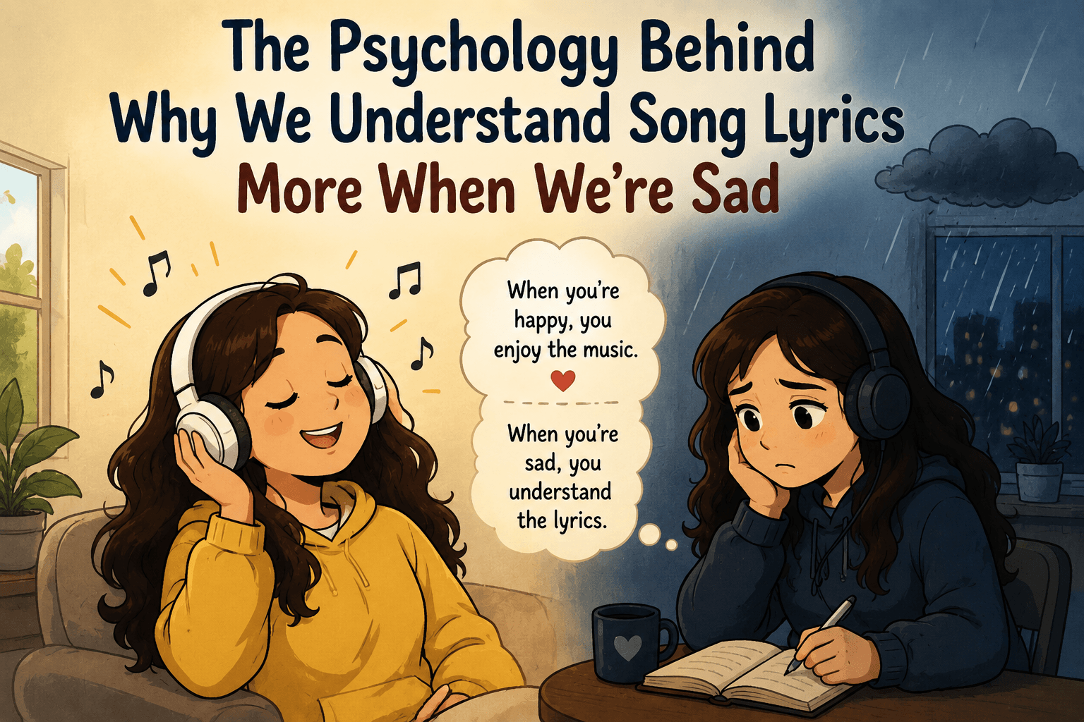 The Psychology Behind Why We Understand Song Lyrics More When We’re Sad
