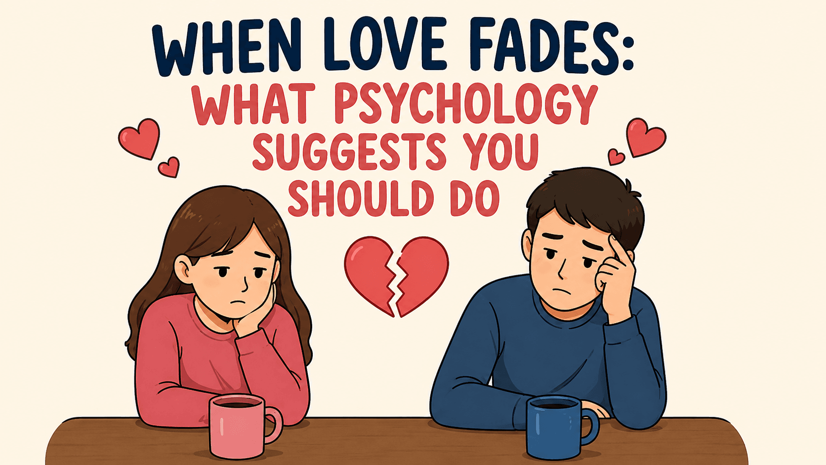 When Love Fades: What Psychology Suggests You Should Do
