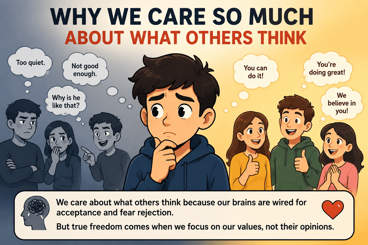 Why We Care So Much About What Others Think