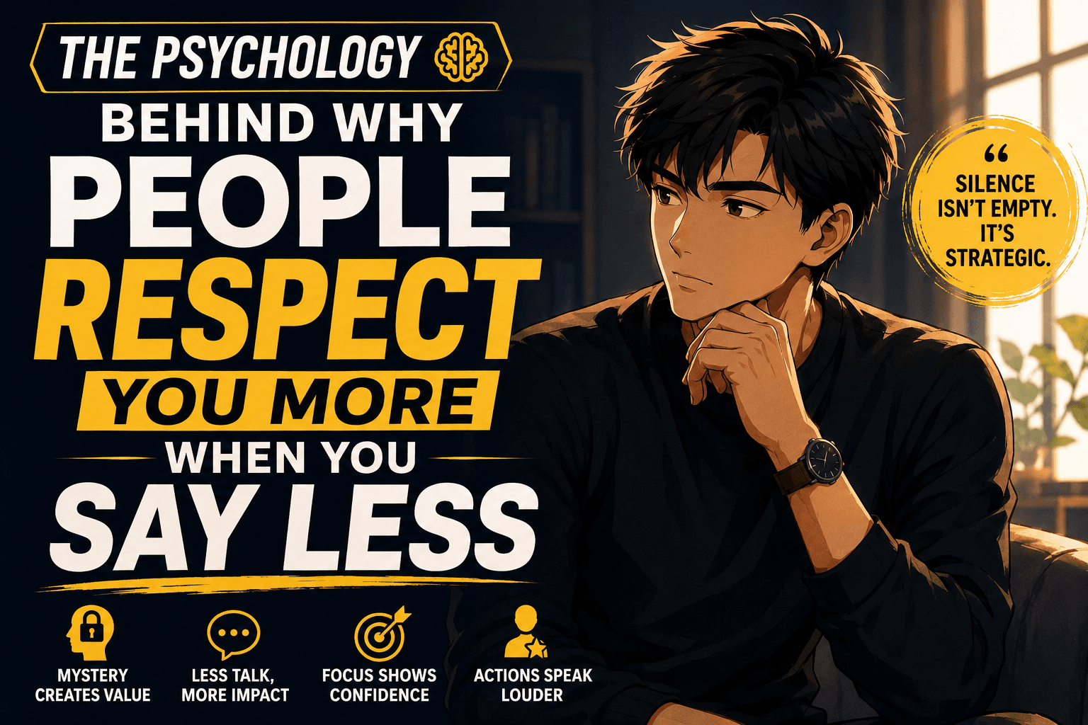 The Psychology Behind Why People Respect You More When You Say Less