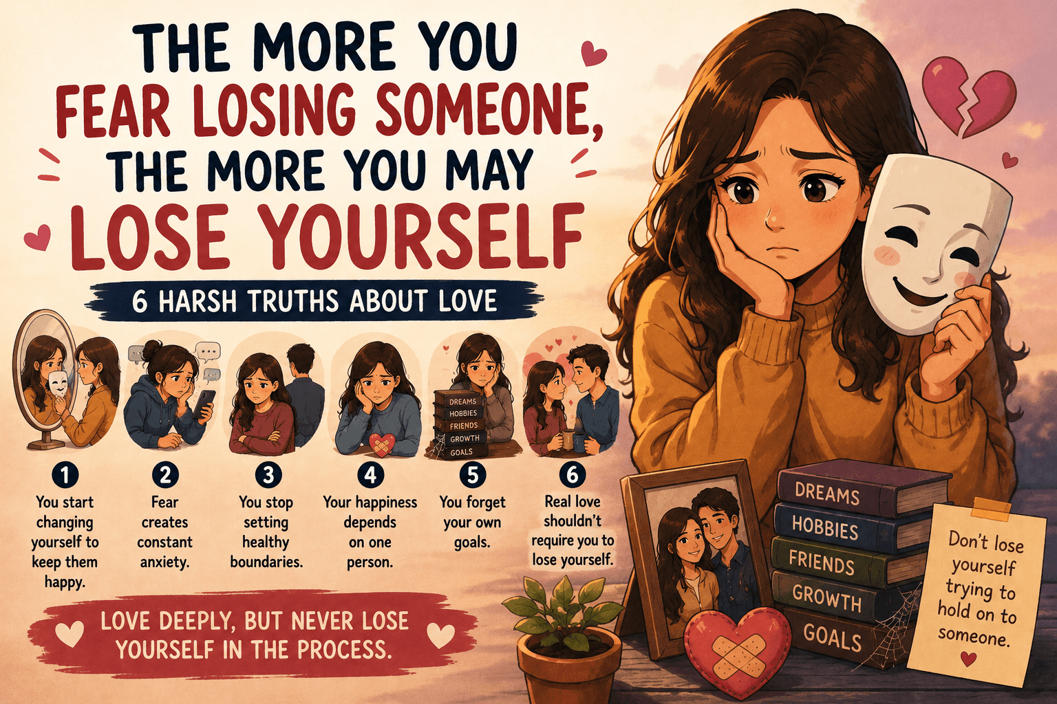 The More You Fear Losing Someone, the More You May Lose Yourself